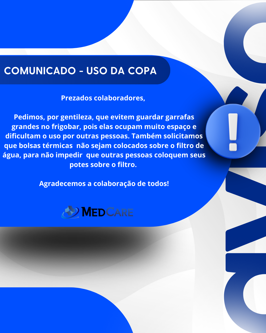 USO DA COPA 